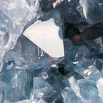 Large Blue Crystal of Celestine / Celestite from Madagascar