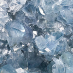 Close up of Celestite Crystals