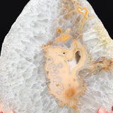 Large Drusy Quartz and Agate Geode Slab