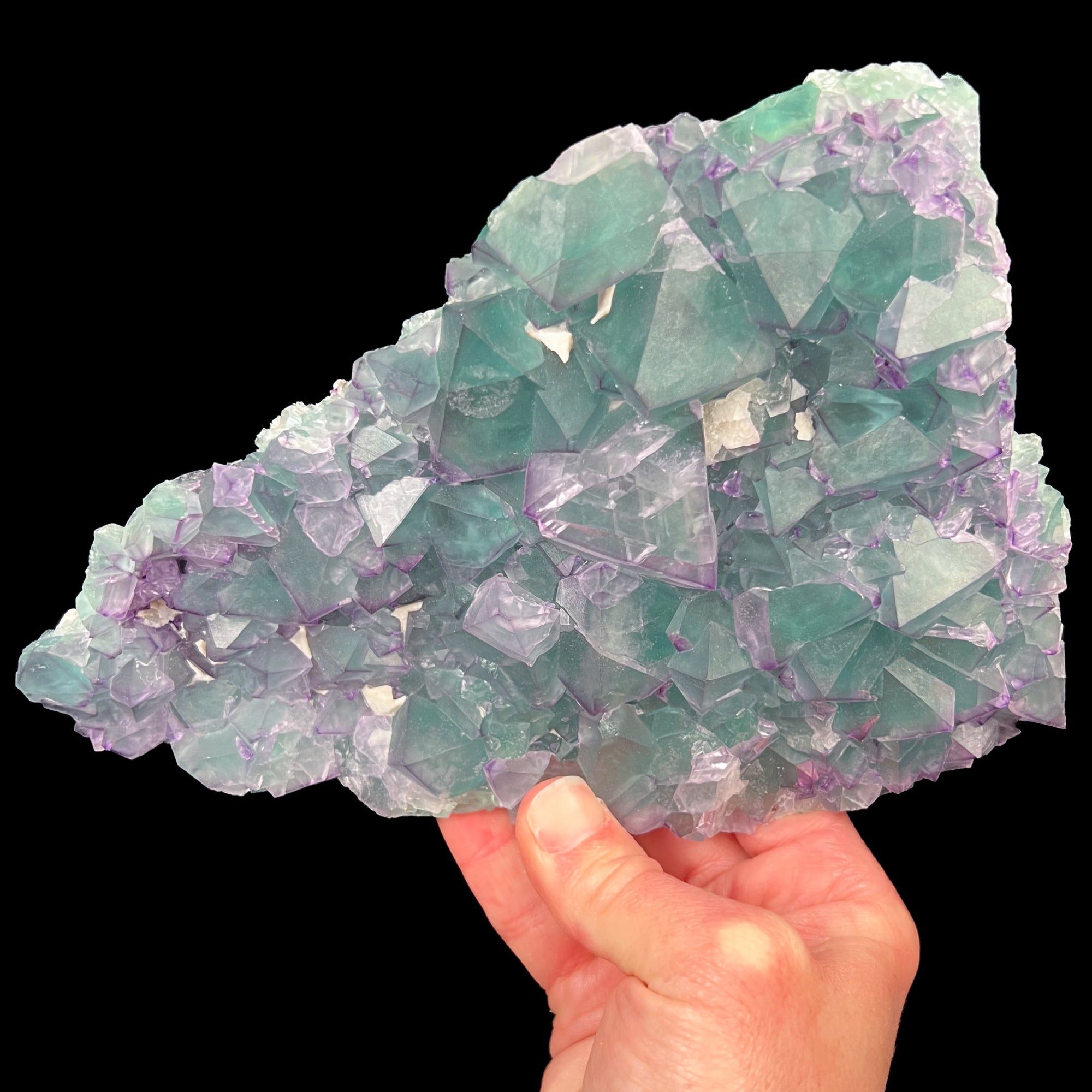 Large Fluorite Octahedron Crystal Specimen