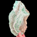 Teal Green Aragonite Stone Slab from Spain