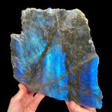 Large blue flash Labradorite stone from Madagascar