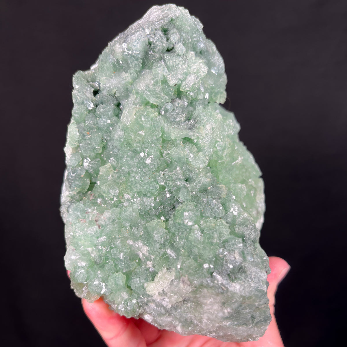 Large Prehnite Crystal Cluster from Morocco