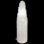 Large White Crystal Selenite Lamp