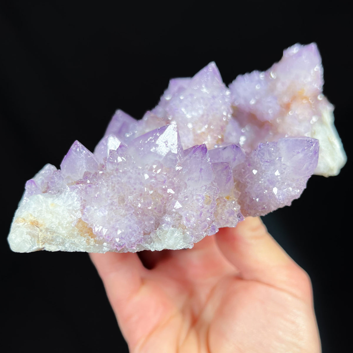 Side View Spirit Quartz Amethyst Plate