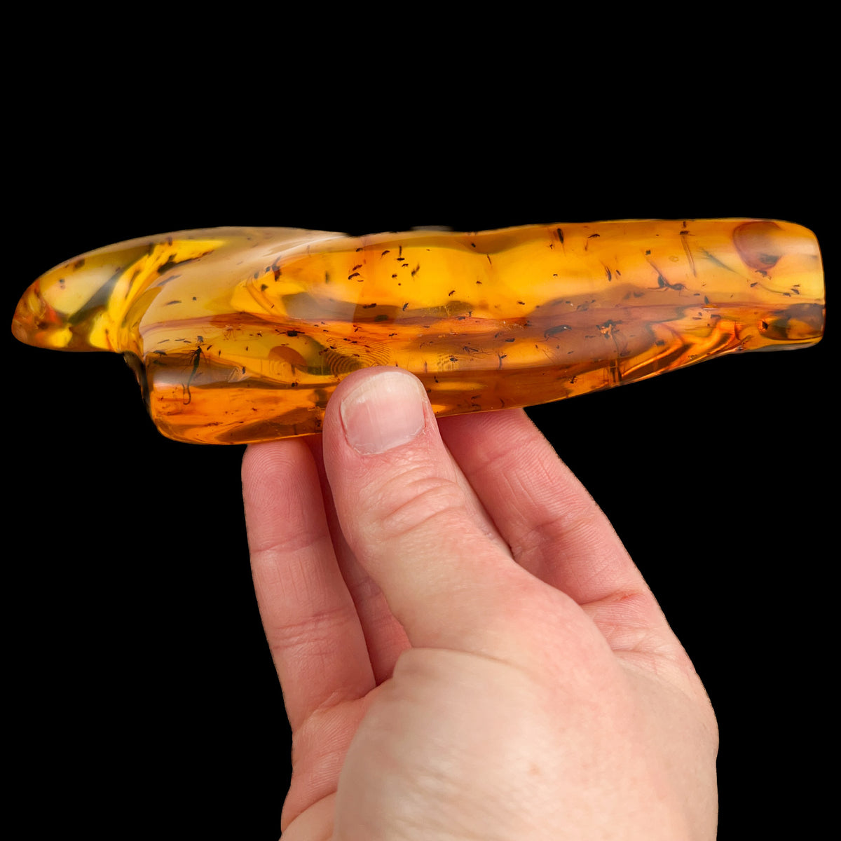 Side View of Copal Amber