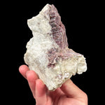 Side view of lepidolite