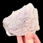 Lustrous lepidolite mica specimen