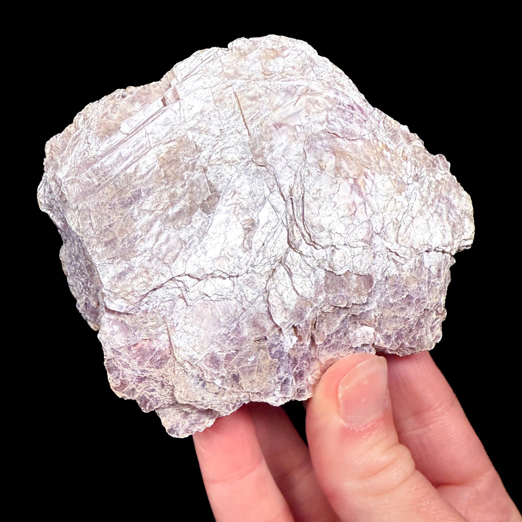 Shiny pink and purple Lepidolite crystal sheets