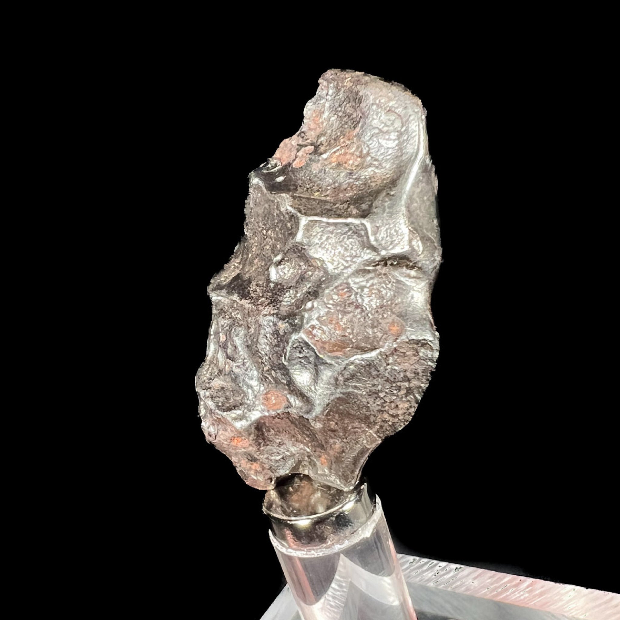 Close Up of Iron-Nickel Meteorite