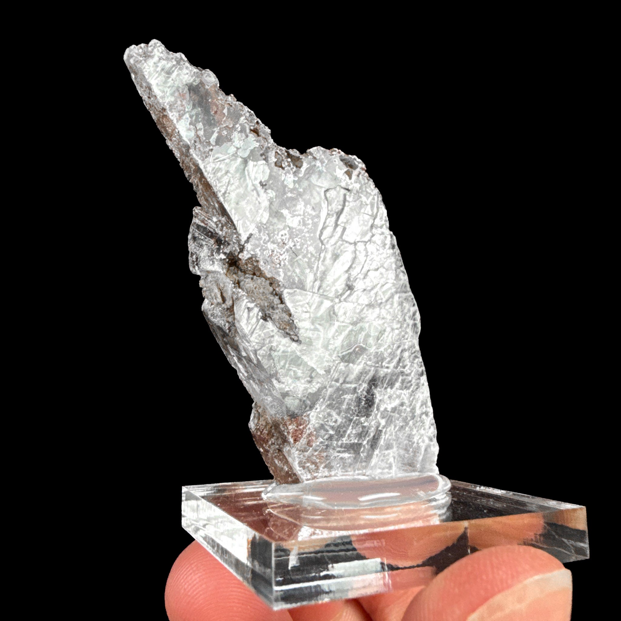 Selenite with Native Copper inside from Arizona