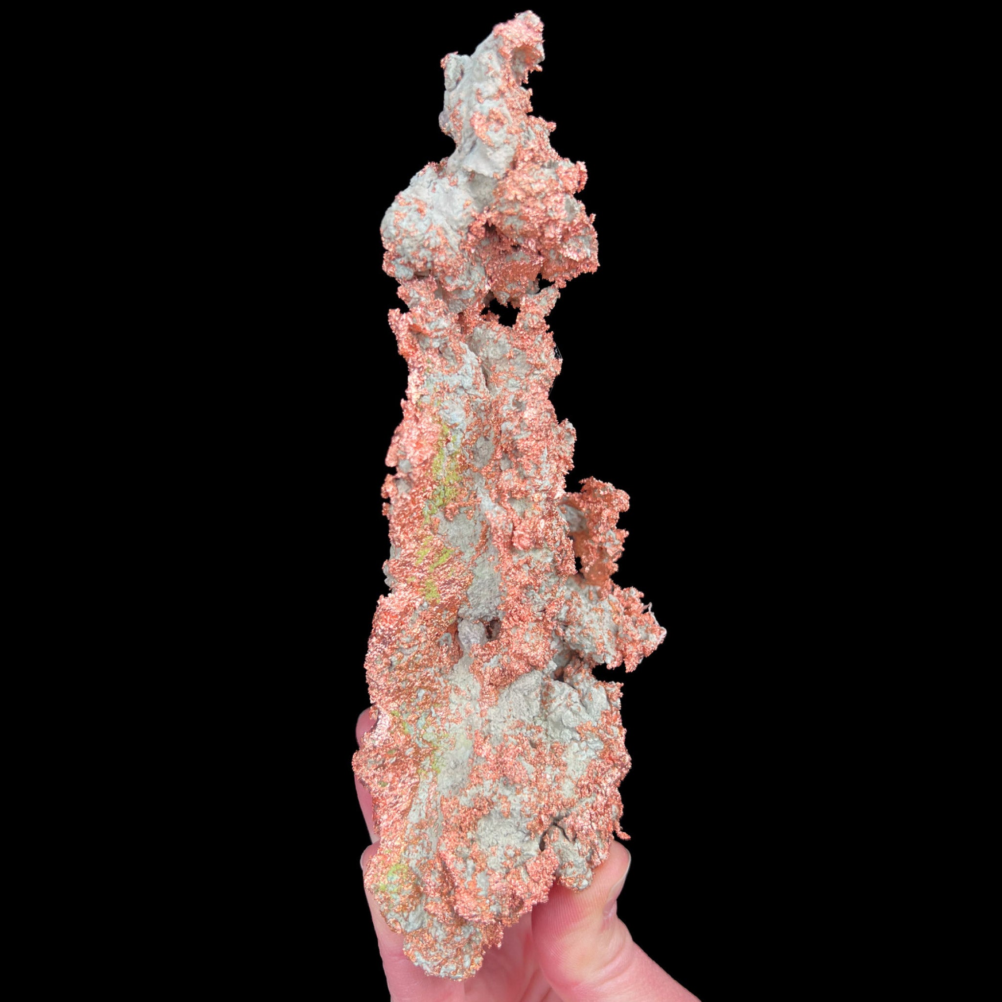 Side View of Native Copper Specimen