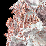 Native Copper Crystal Twins from Historic Phoenix Mine, Michigan