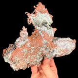 Native Copper with Quartz crystal specimen from Michigan