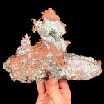 Native Copper with Quartz mineral specimen from Upper Peninsula, Michigan