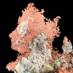 Close up of Native Copper with Quartz from Michigan