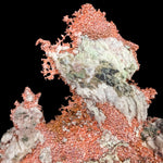 Close up of Native Copper in Quartz from Michigan