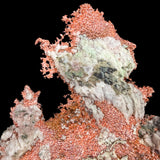 Close up of Native Copper in Quartz from Michigan