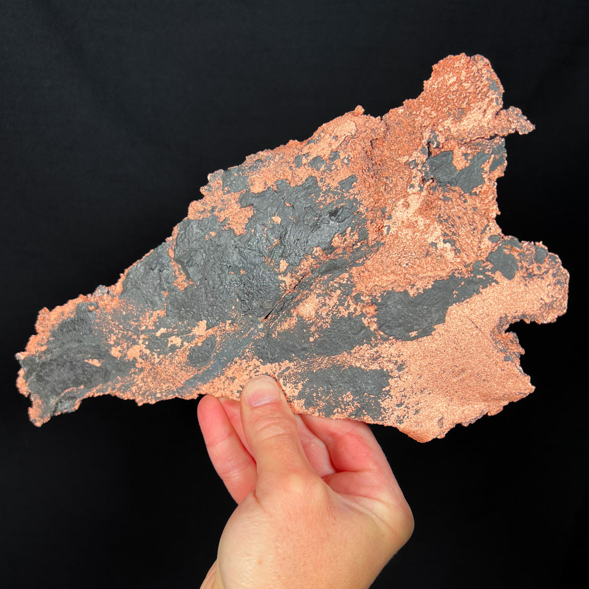 Native Copper with Shale, Upper Peninsula, Michigan