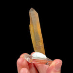 Golden yellow Citrine crystal point