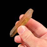 Partially double terminated Citrine crystal point
