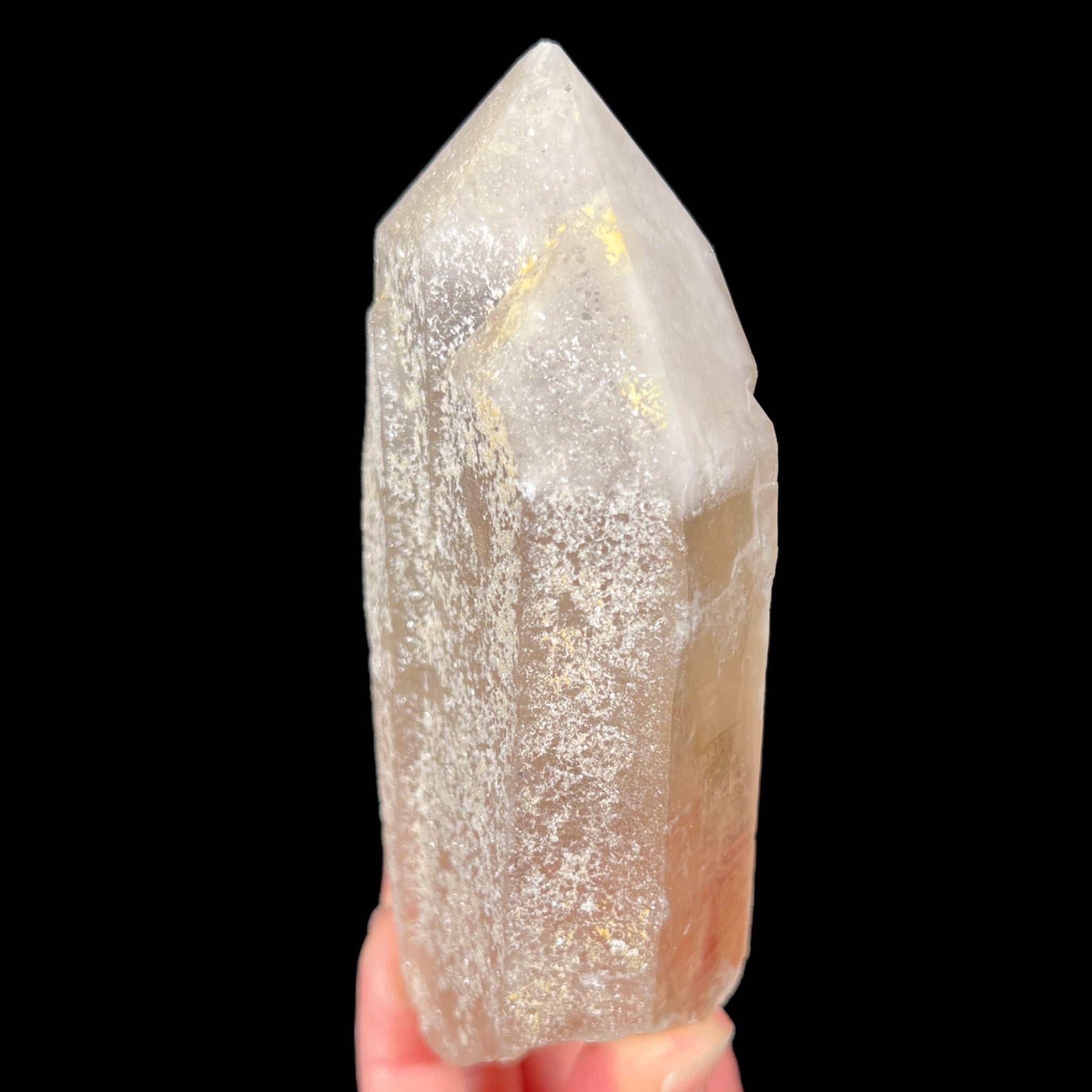 Muscovite mineralization on Citrine Crystal
