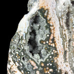Close up of Quartz crystals with Ocean Jasper - Madagascar
