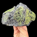 Olivine in Basalt rock matrix from Arizona