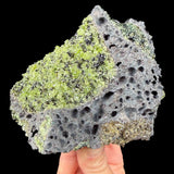 Olivine / Peridot crystals in basalt