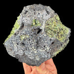 Back side of basalt specimen