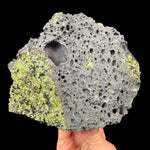 Vesicles in Basalt with Olivine crystals