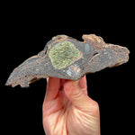 Volcanic bomb specimen from Llémena Valley, Girona Province, Catalonia, N.E. Spain