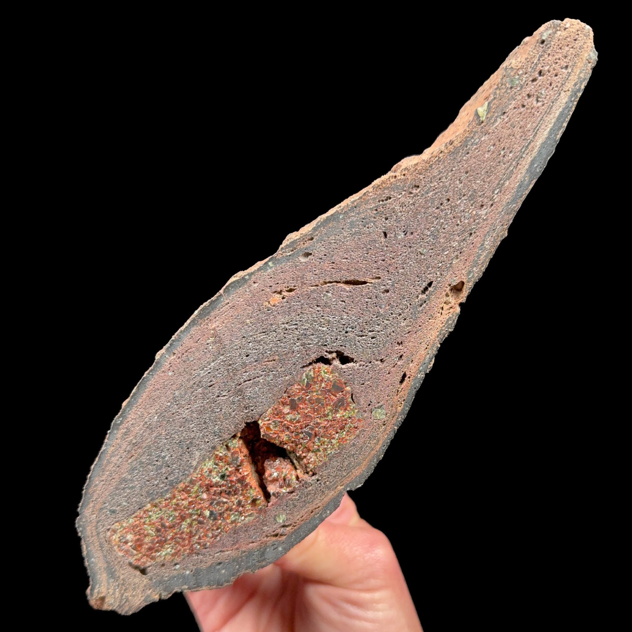 Volcanic Bomb from Llémena Valley, Girona Province, Catalonia, Spain