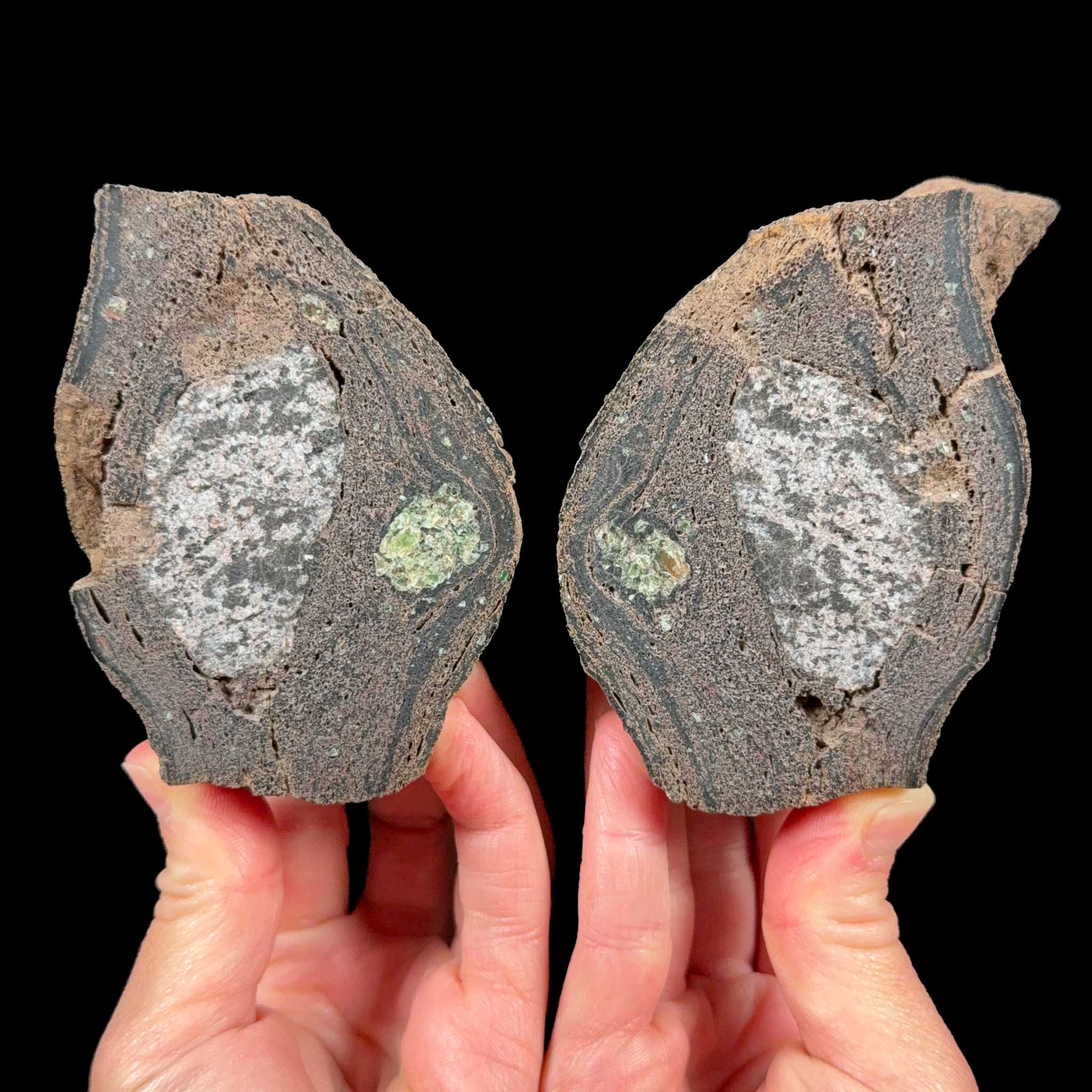 Volcanic Bomb pair from Spain