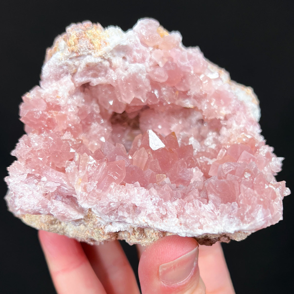 Pink Amethyst Geode from Argentina