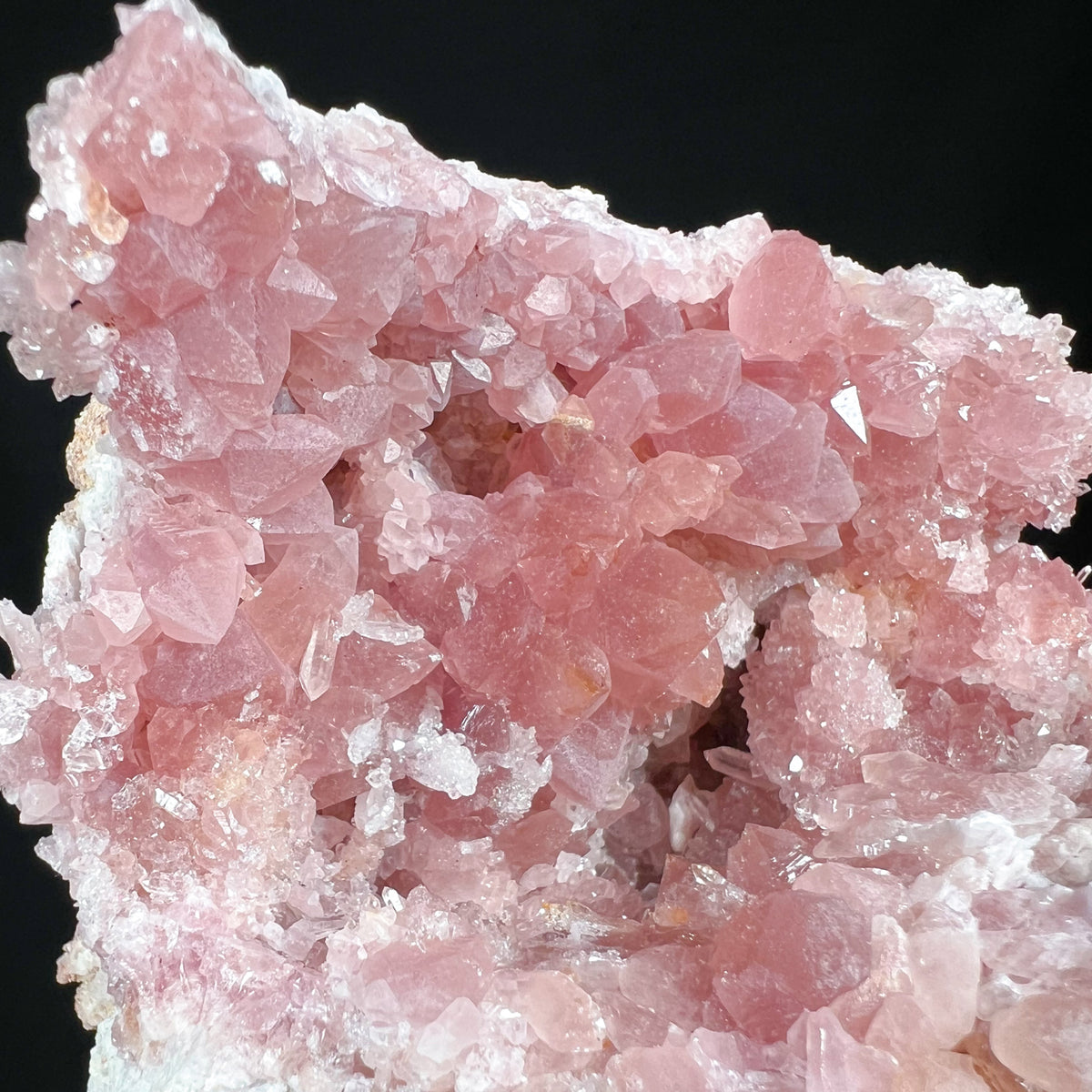 Pink Amethyst Iron Included Quartz Crystals