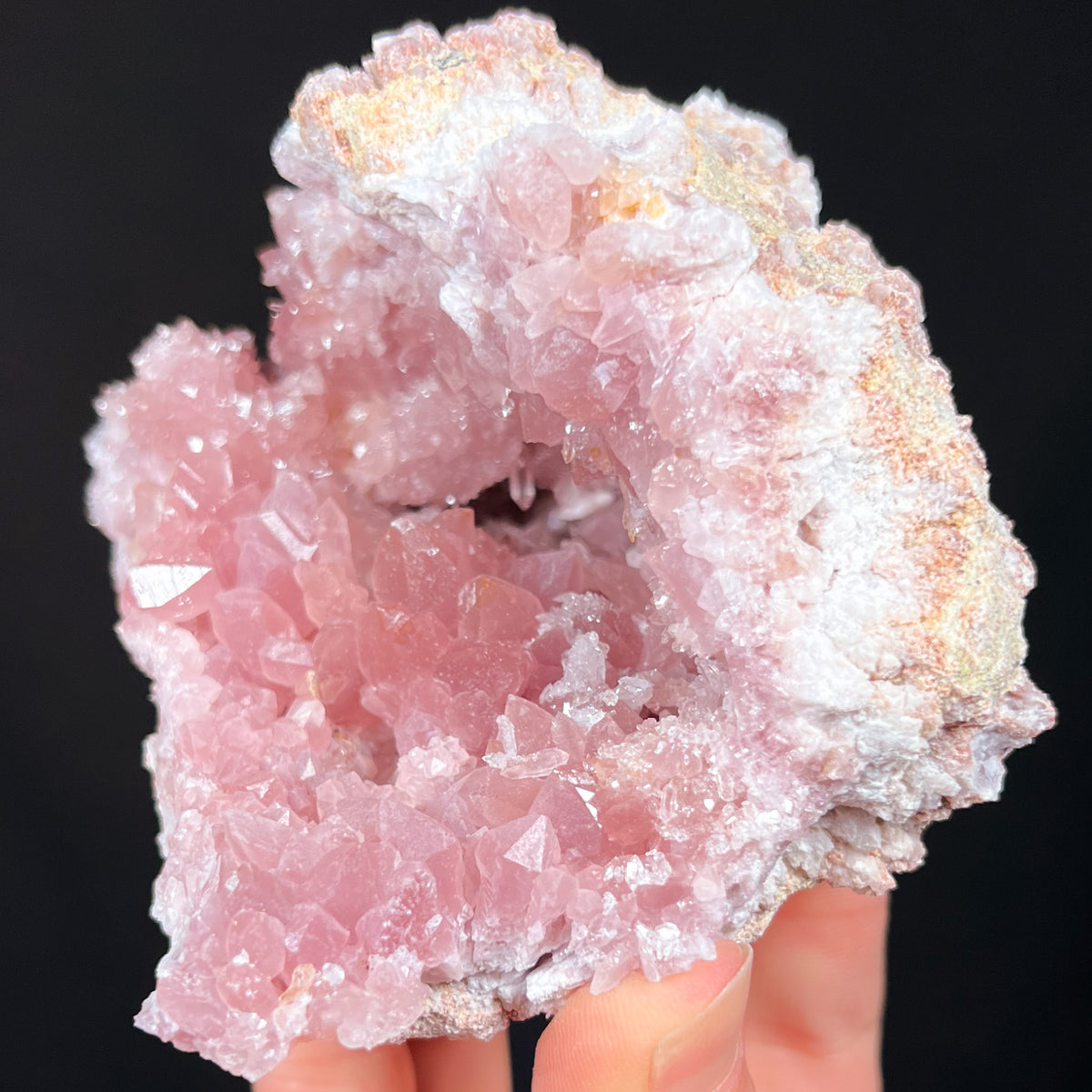 Pink Amethyst Iron-Included Quartz Crystals
