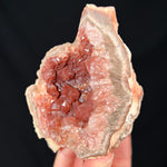 Side View Pink Amethyst Geode