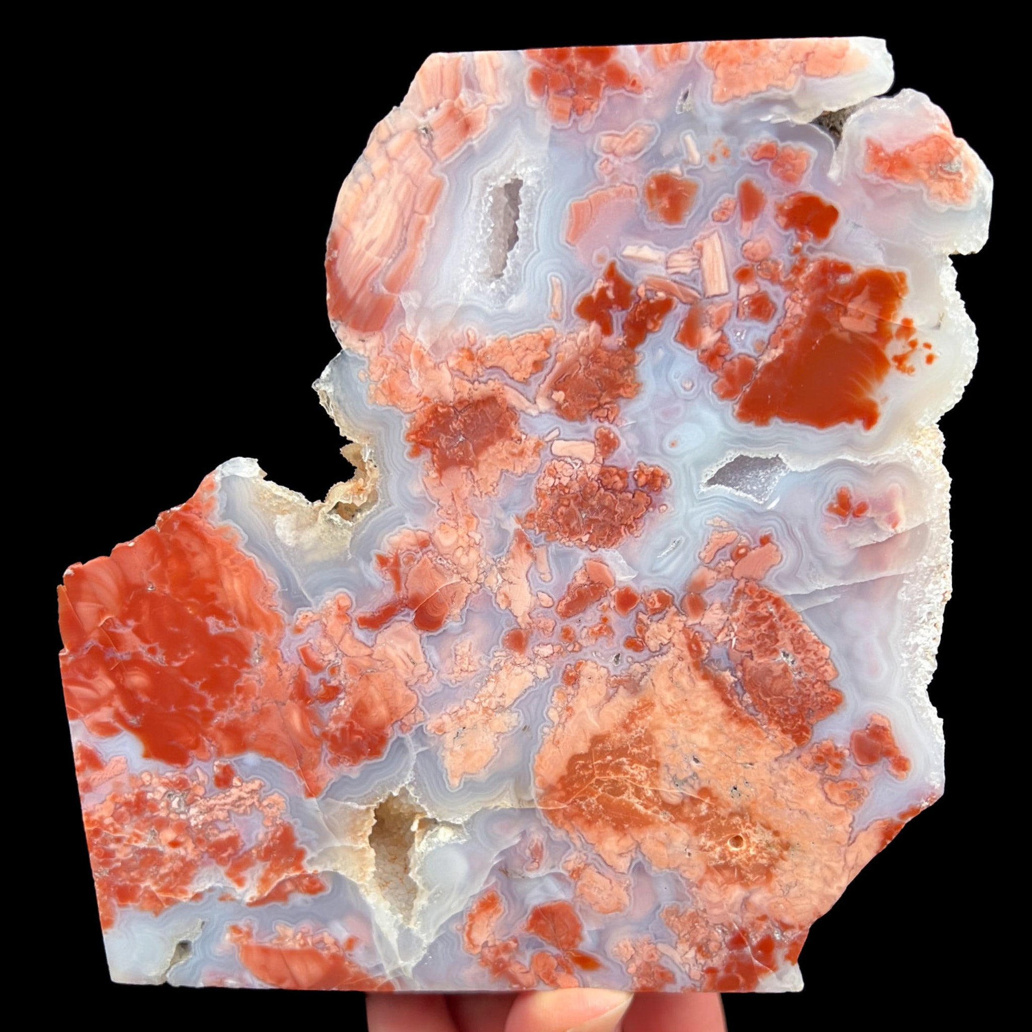 Pink Bubblegum or Cotton Candy Agate Specimen from Mexico