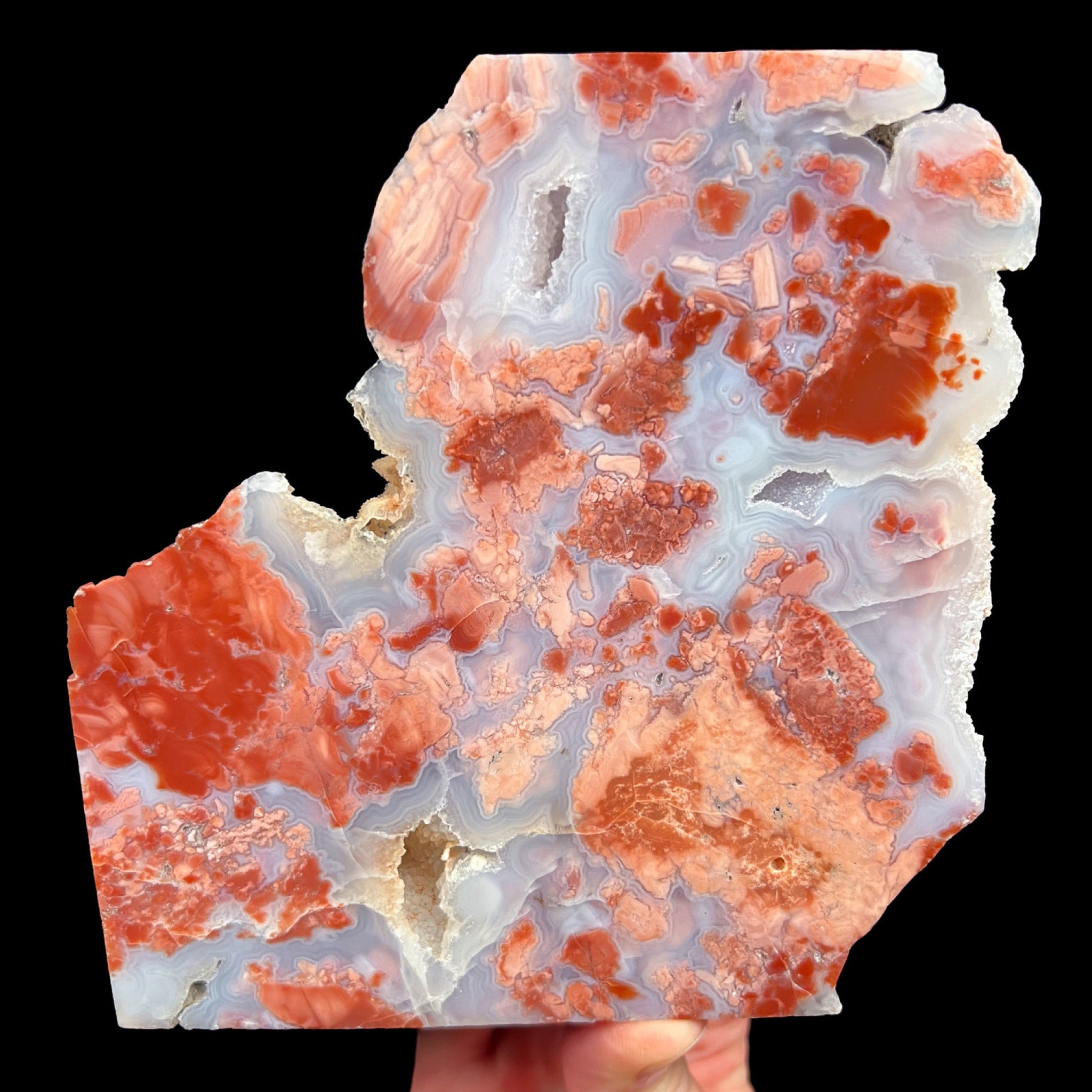Pink Cotton Candy Agate Polished Free Form from Mexico