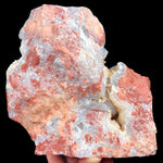 Unpolished back side of Pink Cotton Candy Agate from Mexico