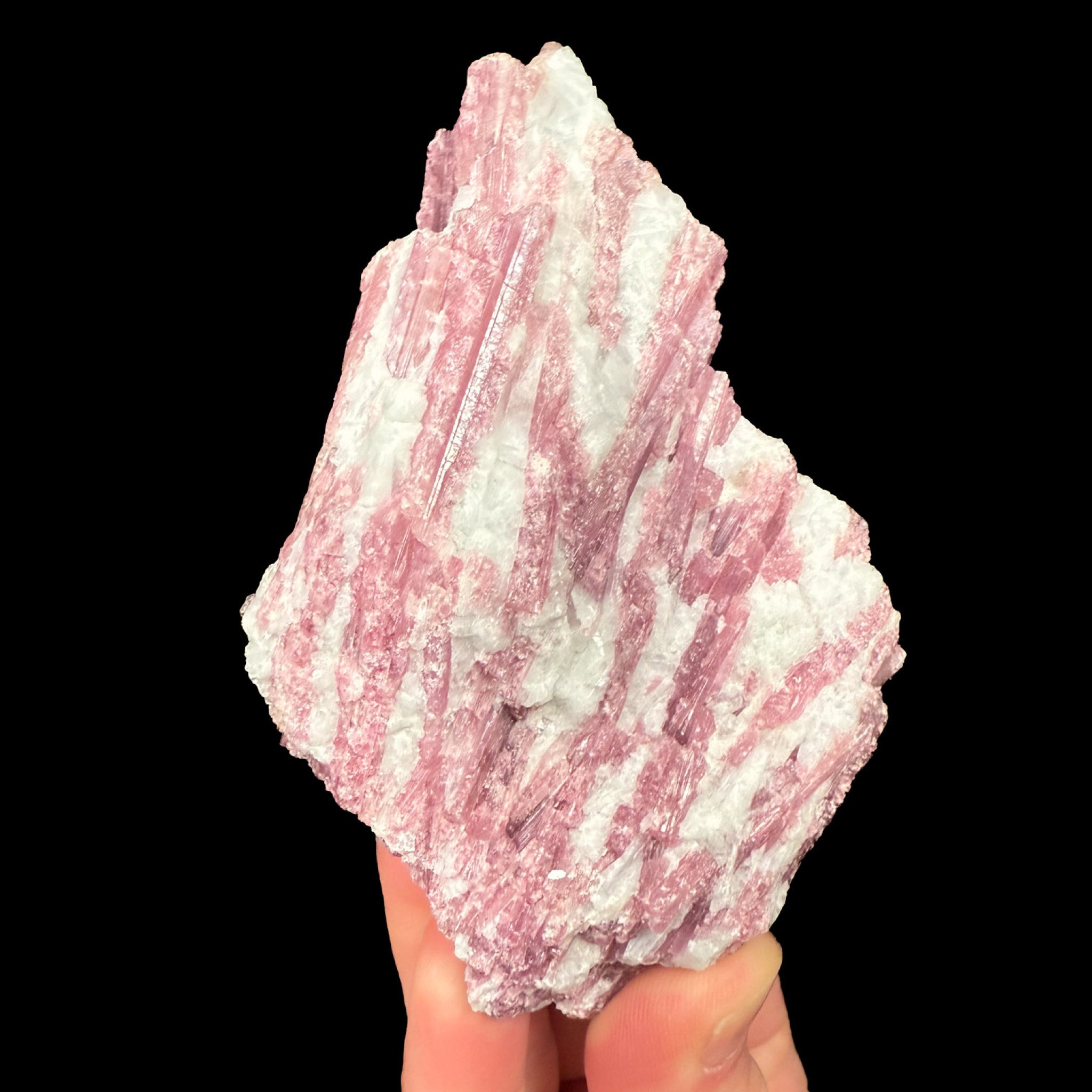 Pink Tourmaline in White Albite Matrix