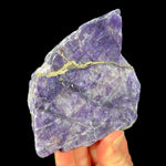 Pyrite Vein in Purple Fluorite Stone