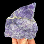 Stone Slab of Purple Fluorite with Pyrite Inclusions from Spain