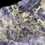 Pyrite inclusions in Purple Fluorite Stone from Spain