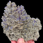 Pyrite with Amethyst from Chala Mine, Bulgaria