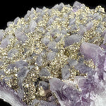 Pyrite and Amethyst from Bulgaria