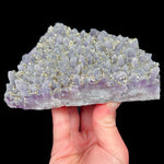 Amethyst with Pyrite Crystals from Chala Mine, Bulgaria