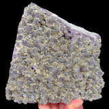 Amethyst and Pyrite from Chala Mine, Bulgaria