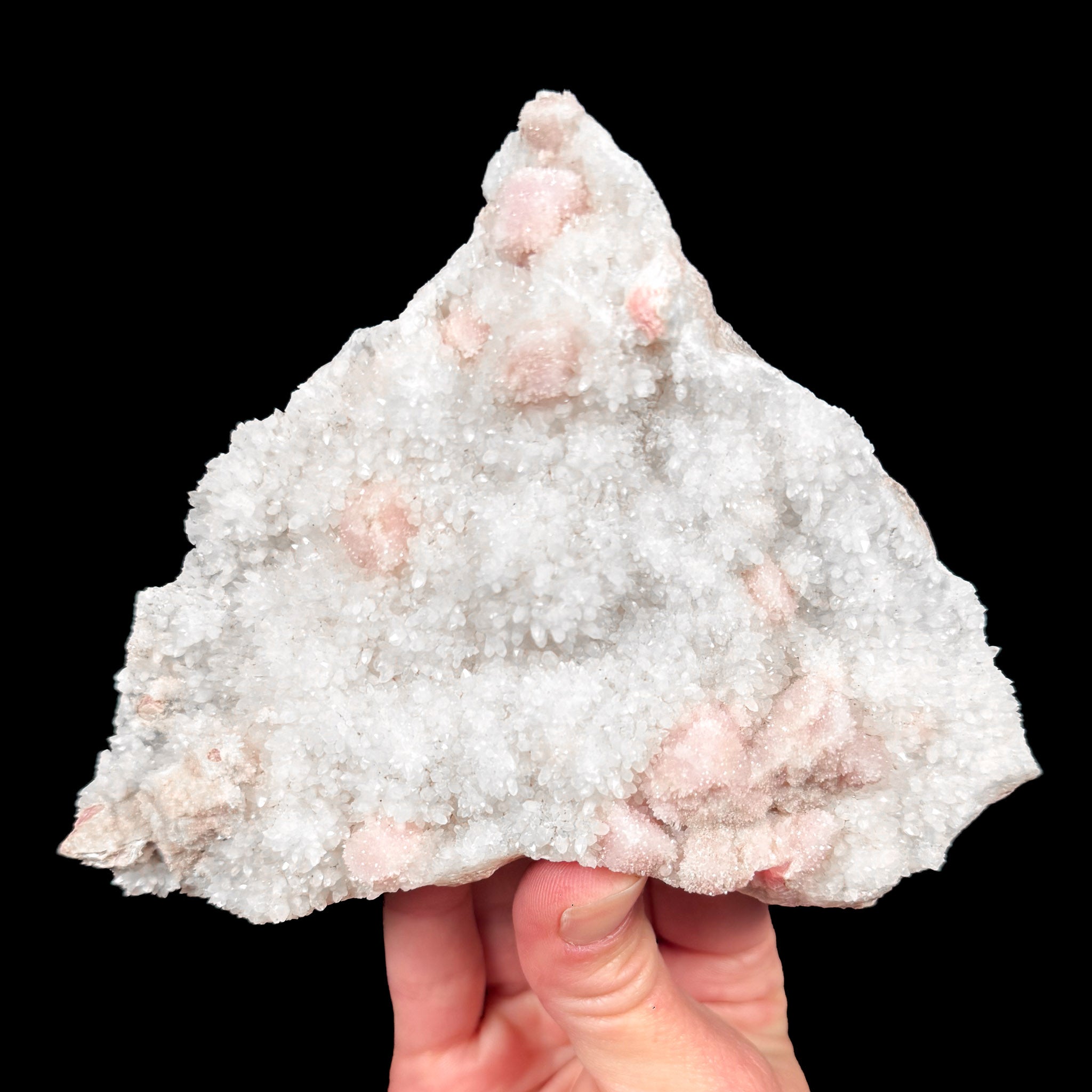 Quartz with Rhodochrosite - Sunnyside Mine, San Juan Country, Colorado